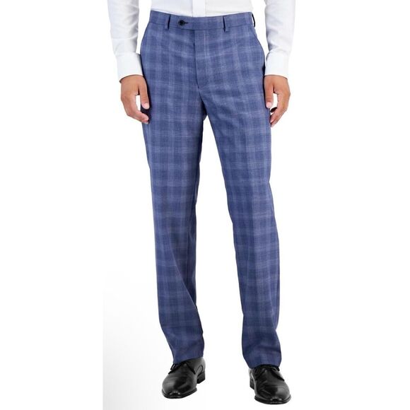Lauren Ralph Lauren Mens Edgewood‎ Classic Fit Stretch Suit Pants Blue! - Picture 1 of 10